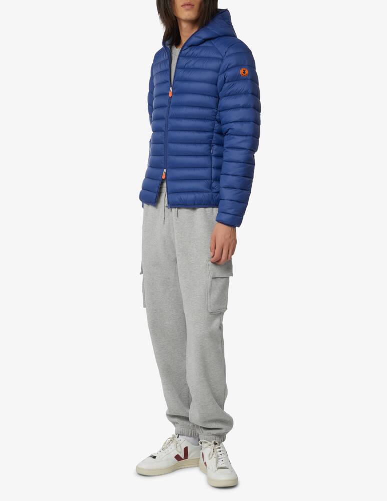rinascente Save The Duck 100g basic hooded jacket - Blue