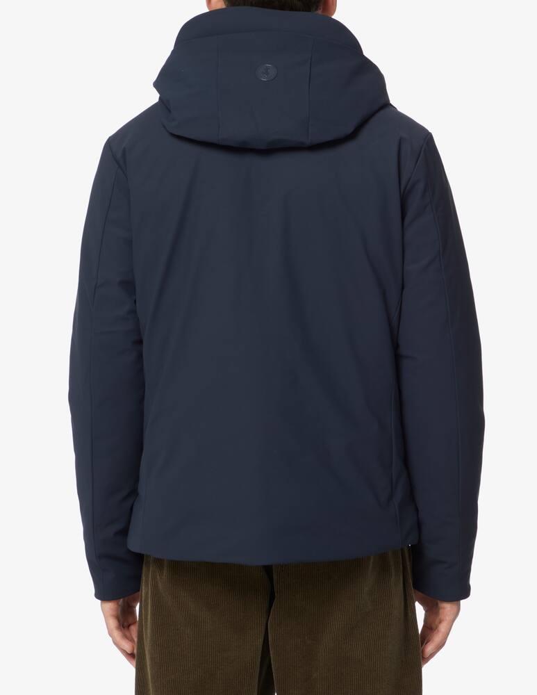 rinascente Save The Duck Giacca con cappuccio softshell corto - Blu