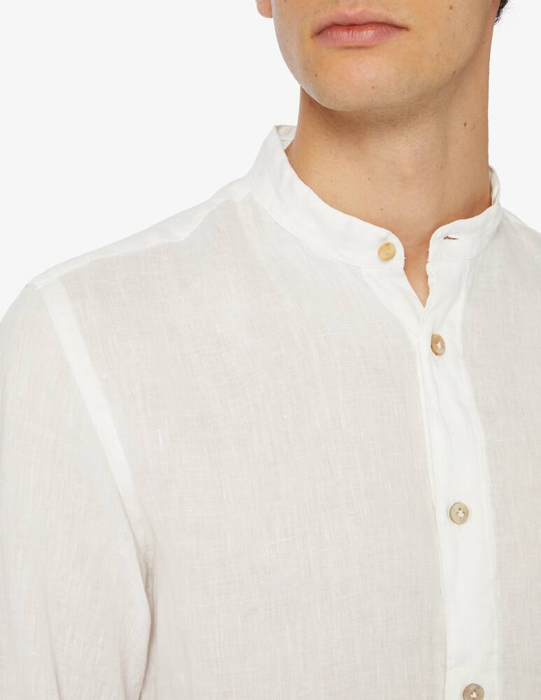Eleventy Camicia coreana in lino - immagine 4 Eleventy Camicia coreana in lino - immagine 4