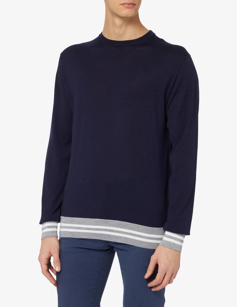 Eleventy Wool and silk crewneck jumper - picture 1 Eleventy Wool and silk crewneck jumper - picture 1