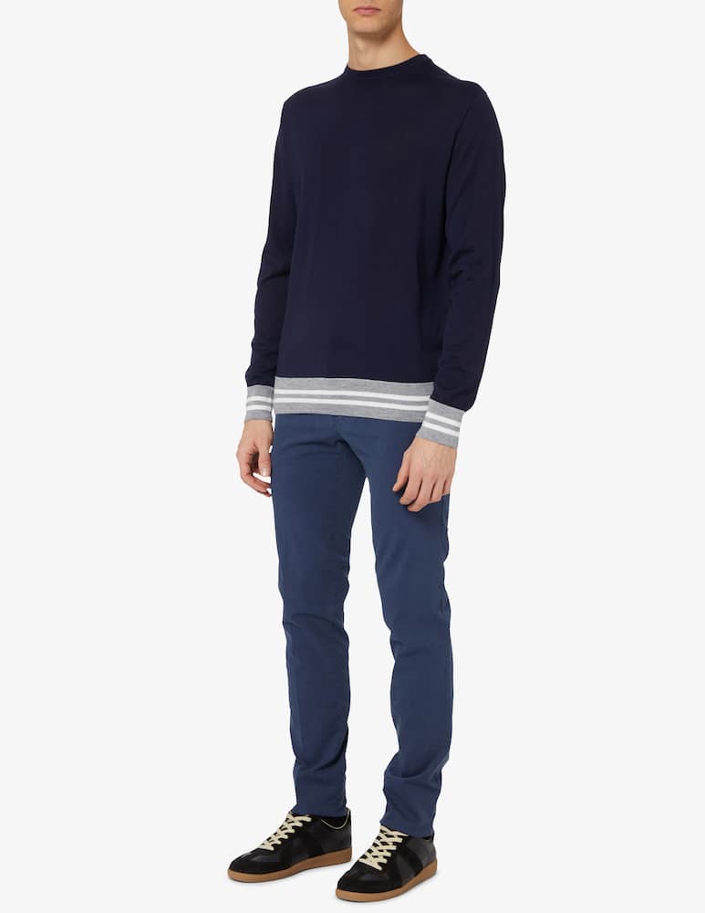 rinascente Eleventy Wool and silk crewneck jumper 