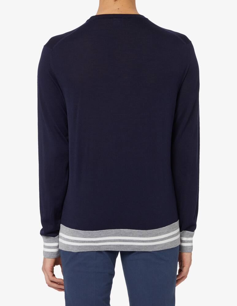 Eleventy Wool and silk crewneck jumper - picture 3 Eleventy Wool and silk crewneck jumper - picture 3