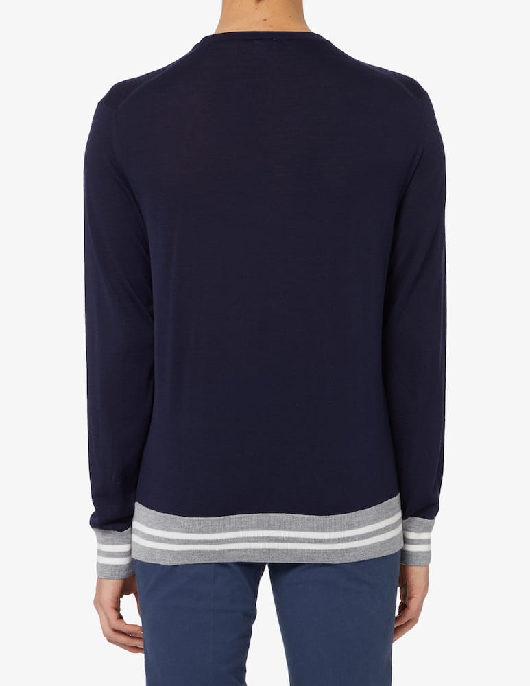rinascente Eleventy Wool and silk crewneck jumper 