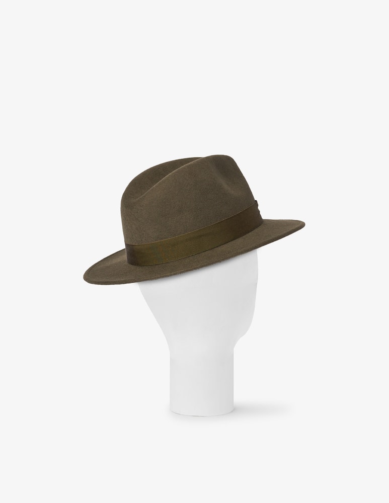 rinascente Borsalino Cappello feltro tesa media cinta cannete