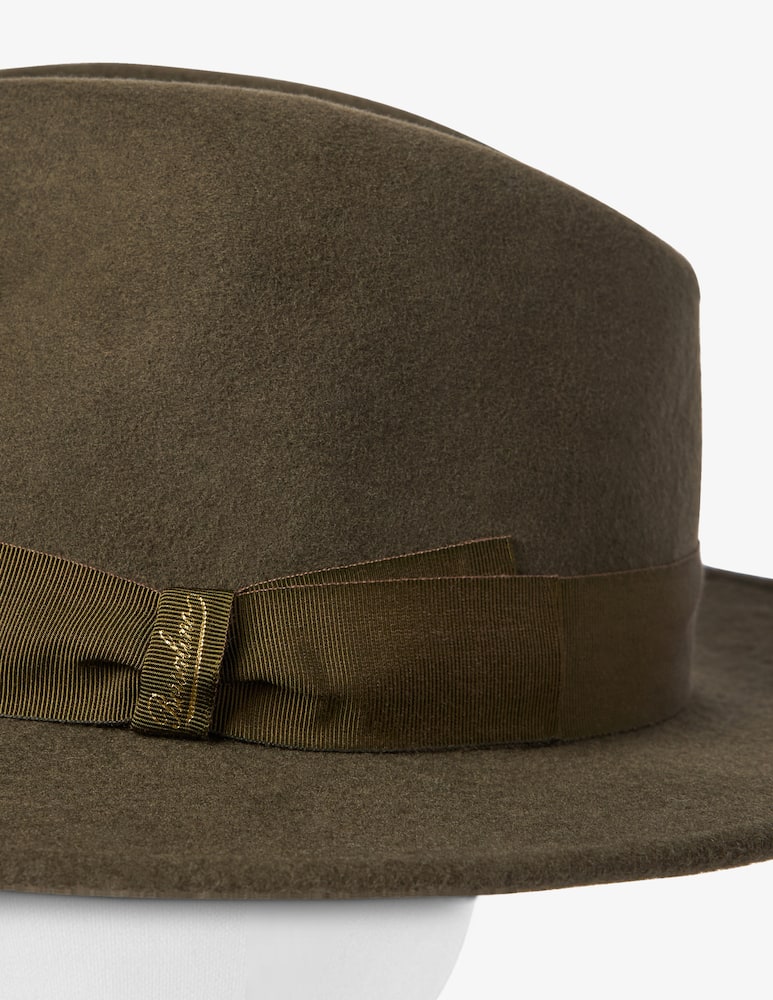 rinascente Borsalino Cappello feltro tesa media cinta cannete