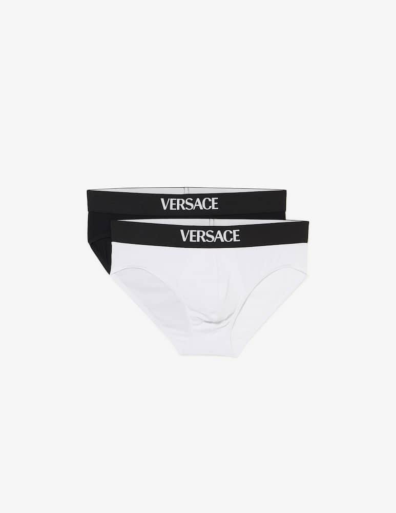 rinascente Versace Slip bi-pack logo Versace