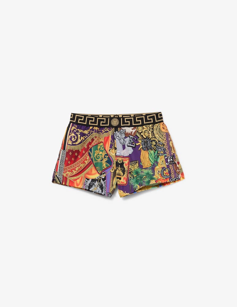 rinascente Versace Golfo patchwork swim boxers