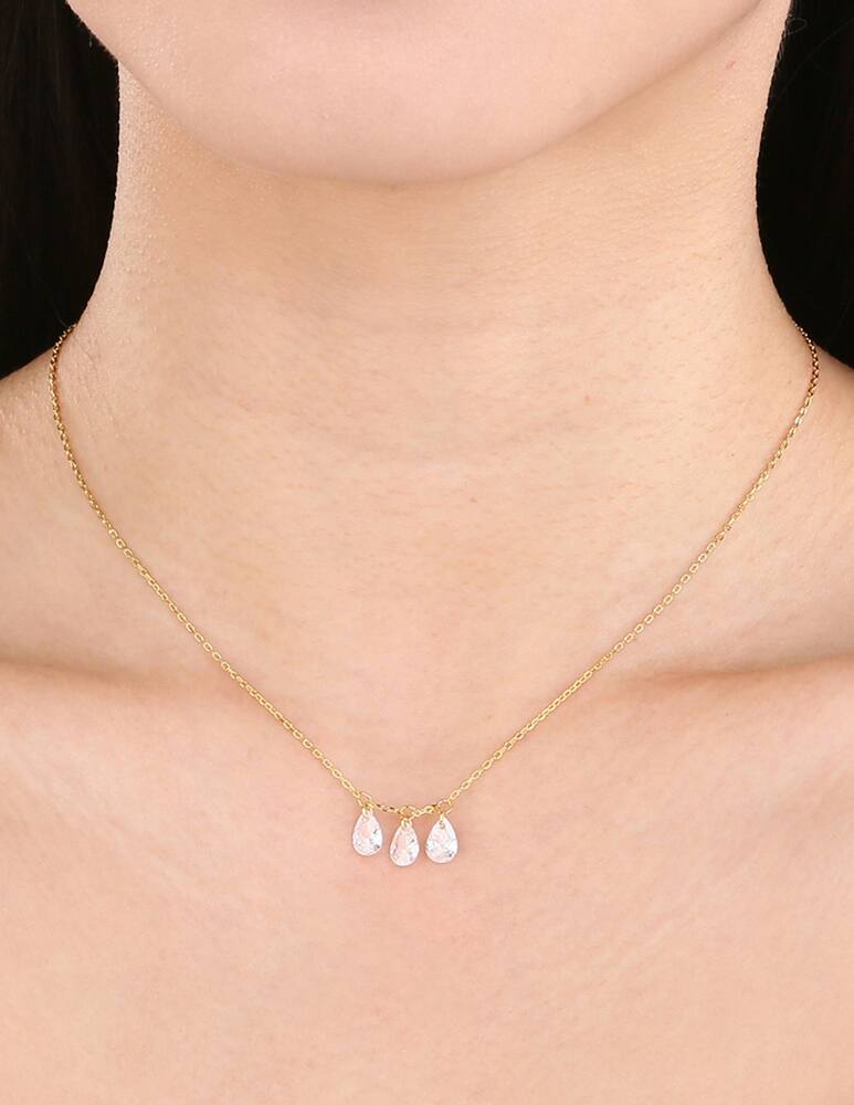 rinascente MAISON GIOIELLI FIRENZE Zircon drop necklace