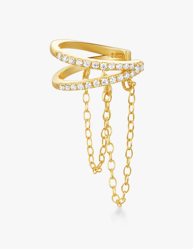 rinascente MAISON GIOIELLI FIRENZE Earcuff catena pendente