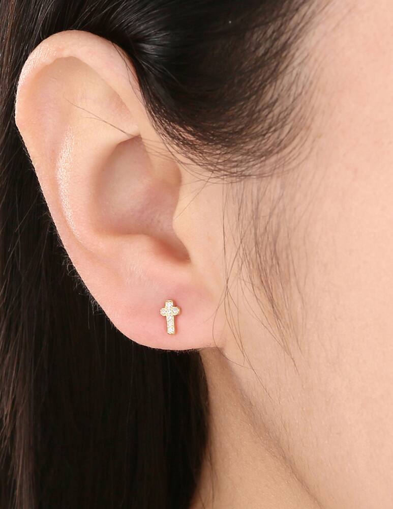 rinascente MAISON GIOIELLI FIRENZE Orecchino croce singolo