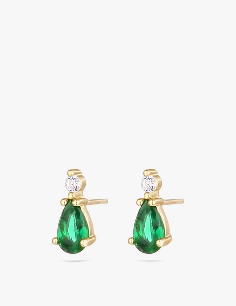 MAISON GIOIELLI FIRENZE Emerald teardrop earrings - picture 1 MAISON GIOIELLI FIRENZE Emerald teardrop earrings - picture 1