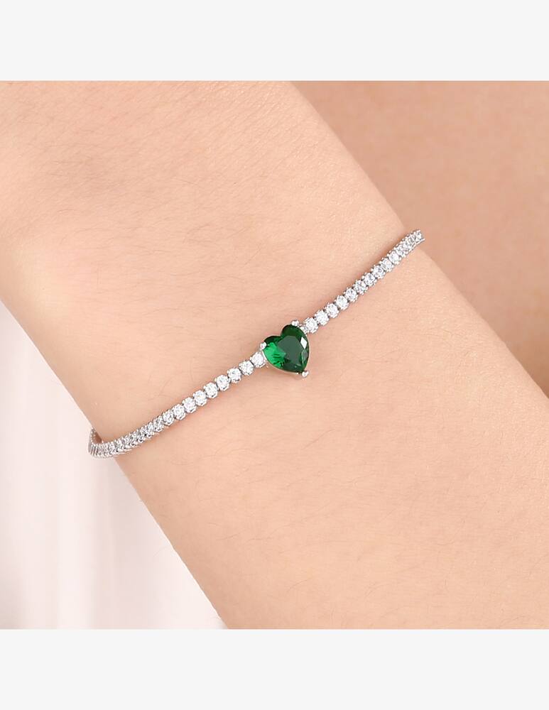 rinascente MAISON GIOIELLI FIRENZE Bracciale tennis Heart Ruby