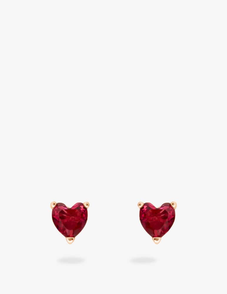 rinascente MAISON GIOIELLI FIRENZE Heart ruby earrings