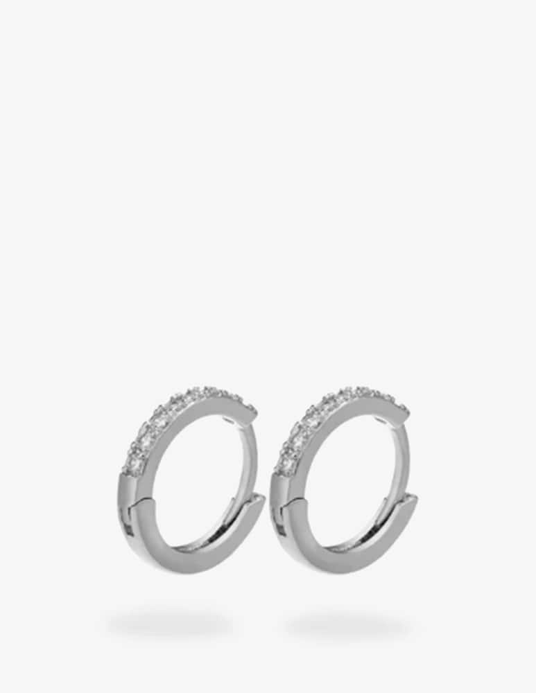 rinascente MAISON GIOIELLI FIRENZE Hinged silver hoops