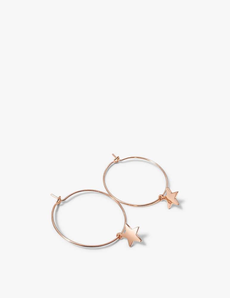 MAISON GIOIELLI FIRENZE Hoop earrings with star charm - picture 1 MAISON GIOIELLI FIRENZE Hoop earrings with star charm - picture 1