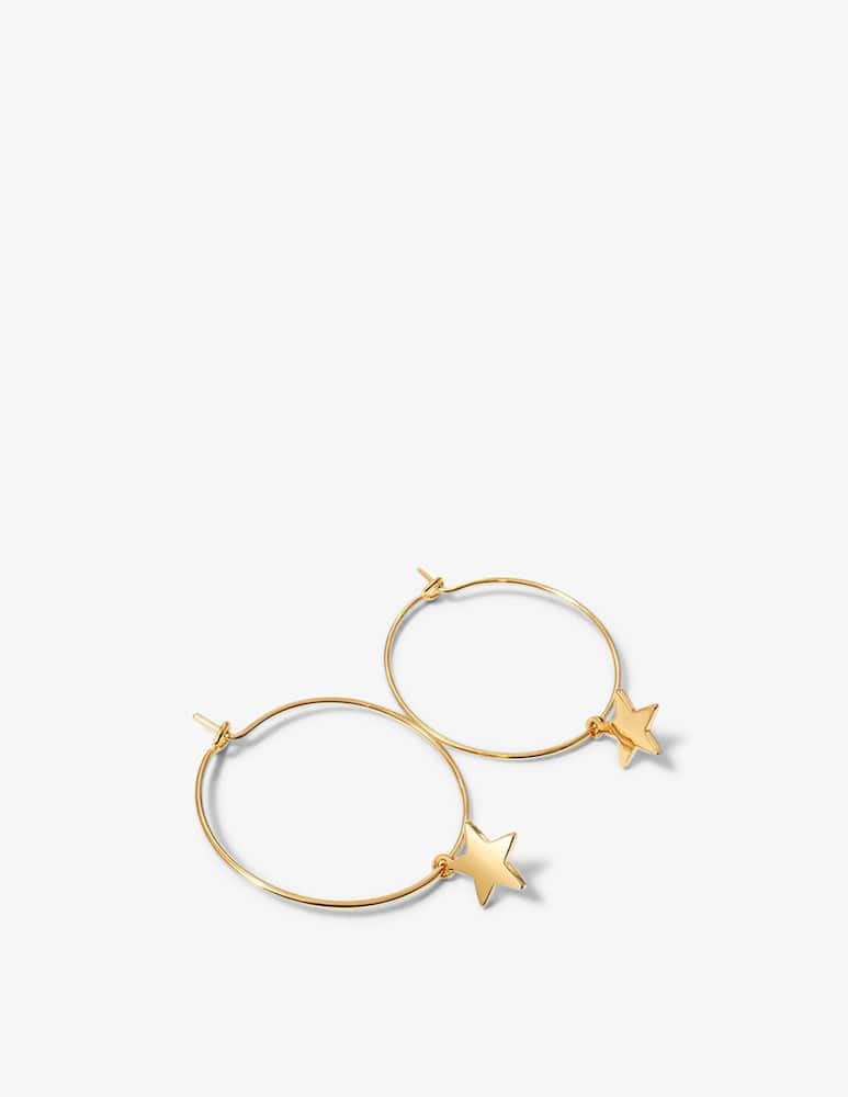 MAISON GIOIELLI FIRENZE Orecchini cerchio con stelle - immagine 1 MAISON GIOIELLI FIRENZE Orecchini cerchio con stelle - immagine 1