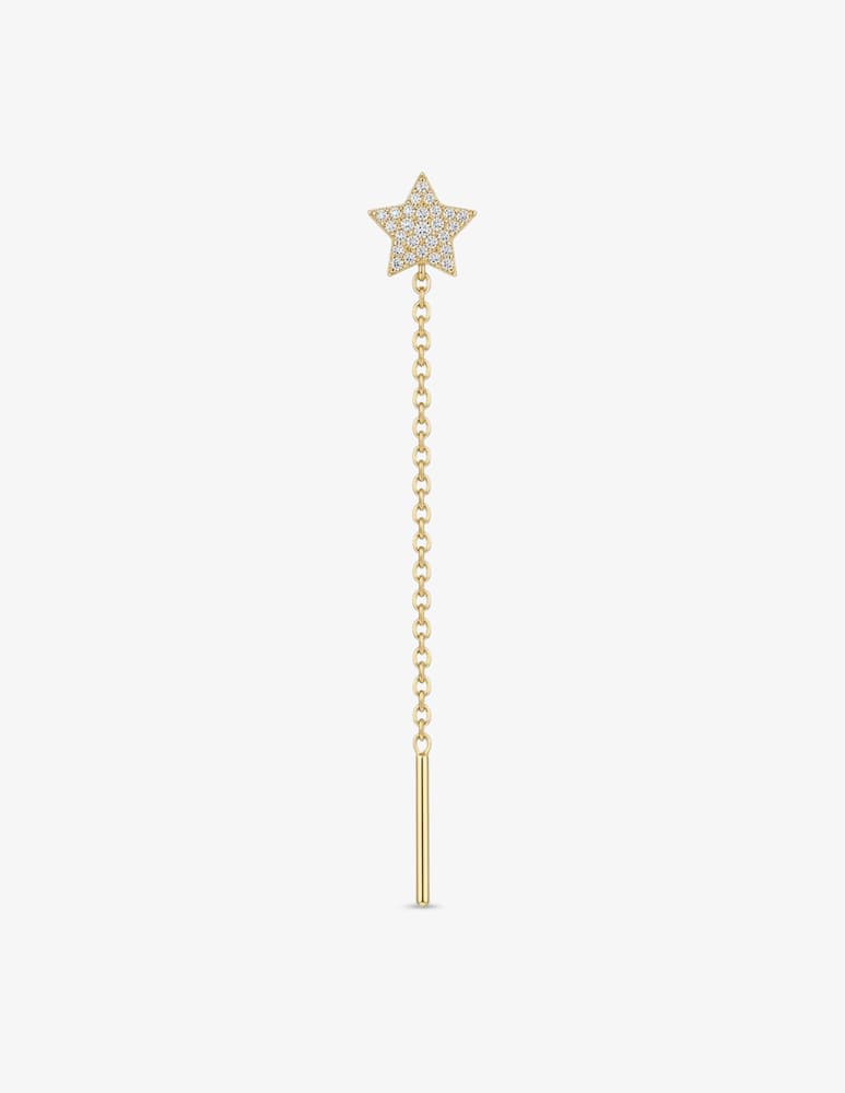 rinascente MAISON GIOIELLI FIRENZE Star chain single earring