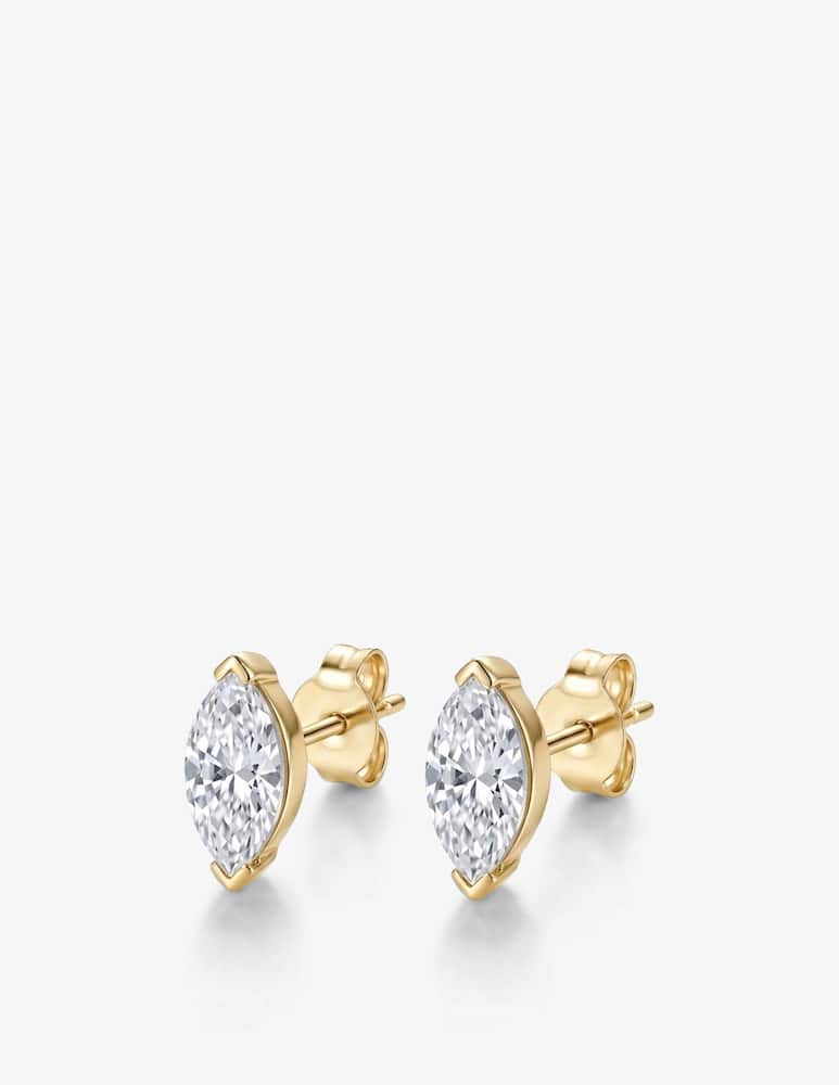 rinascente MAISON GIOIELLI FIRENZE Leaf stud earrings