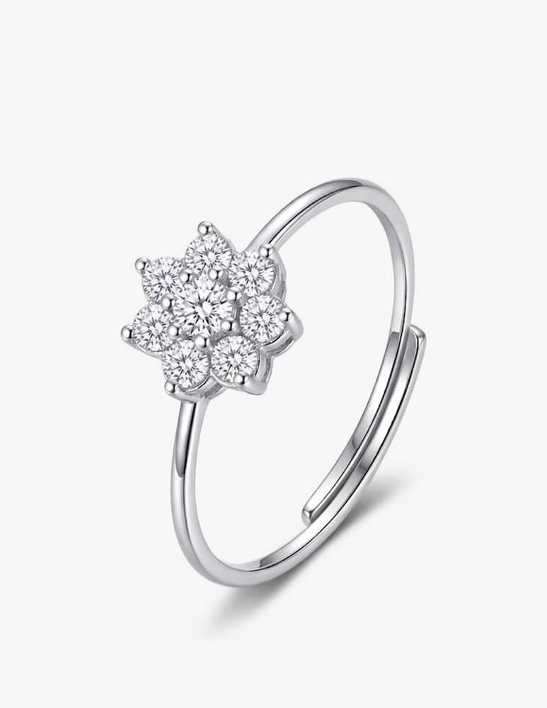 MAISON GIOIELLI FIRENZE Anello con fiore pavé - immagine 1 MAISON GIOIELLI FIRENZE Anello con fiore pavé - immagine 1