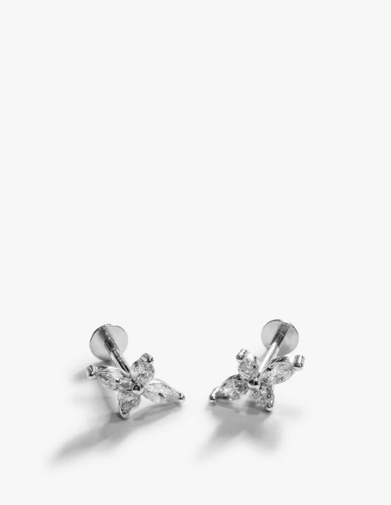 MAISON GIOIELLI FIRENZE Fleur stud earrings - picture 1 MAISON GIOIELLI FIRENZE Fleur stud earrings - picture 1