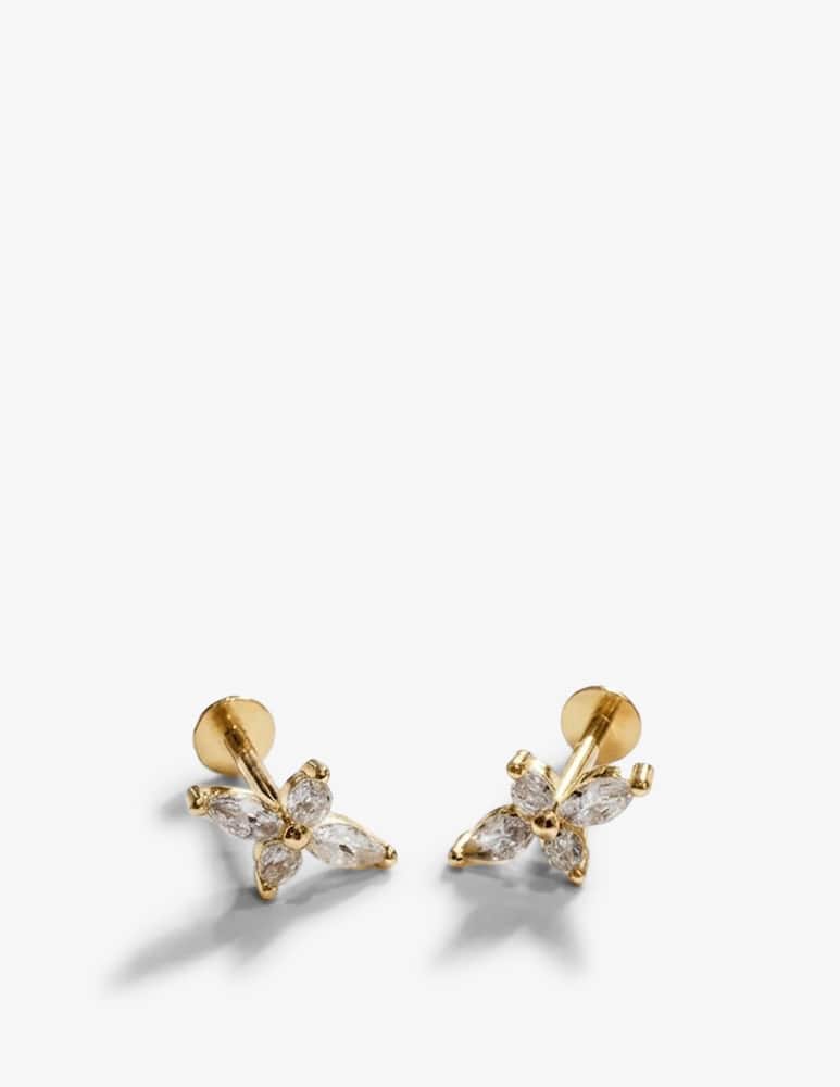 rinascente MAISON GIOIELLI FIRENZE Giglio stud earrings