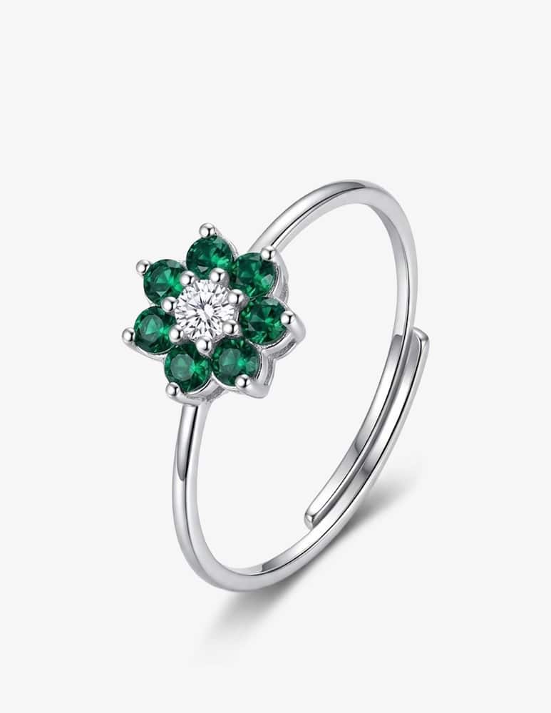 MAISON GIOIELLI FIRENZE Flower stone ring - picture 1 MAISON GIOIELLI FIRENZE Flower stone ring - picture 1