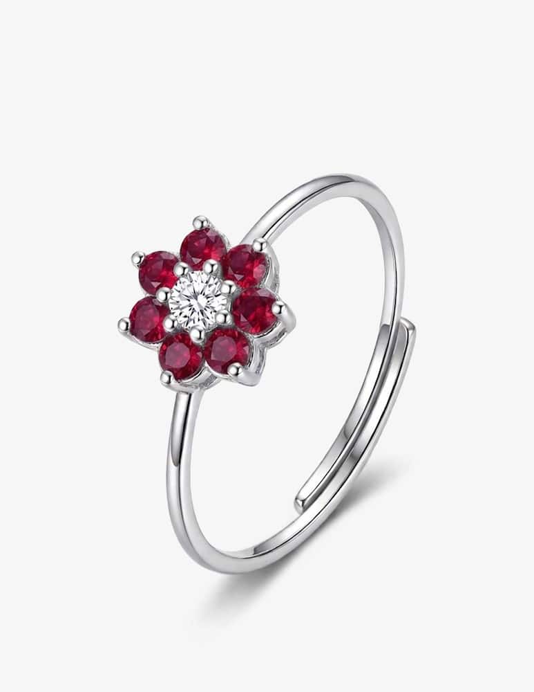 MAISON GIOIELLI FIRENZE Anello con fiore - immagine 1 MAISON GIOIELLI FIRENZE Anello con fiore - immagine 1