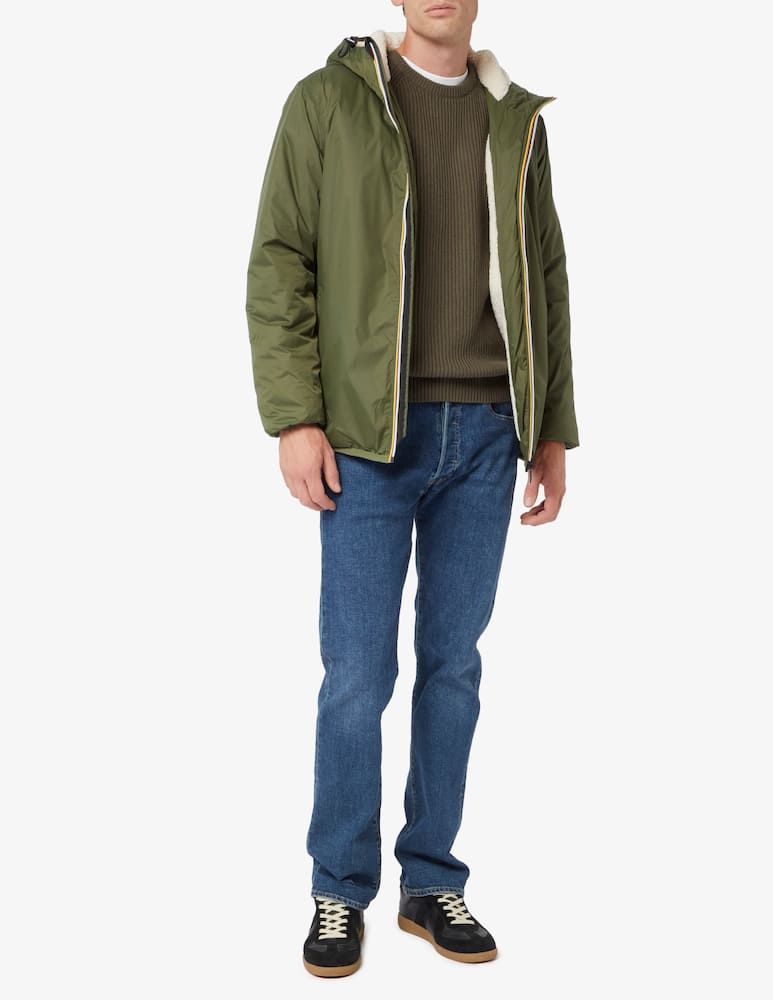 rinascente K-Way Giacca con cappuccio le vrai 3.0 claude orsetto interno