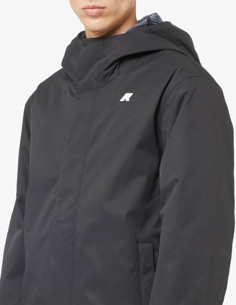 rinascente K-Way Giacca con cappuccio jacko twill marmotta