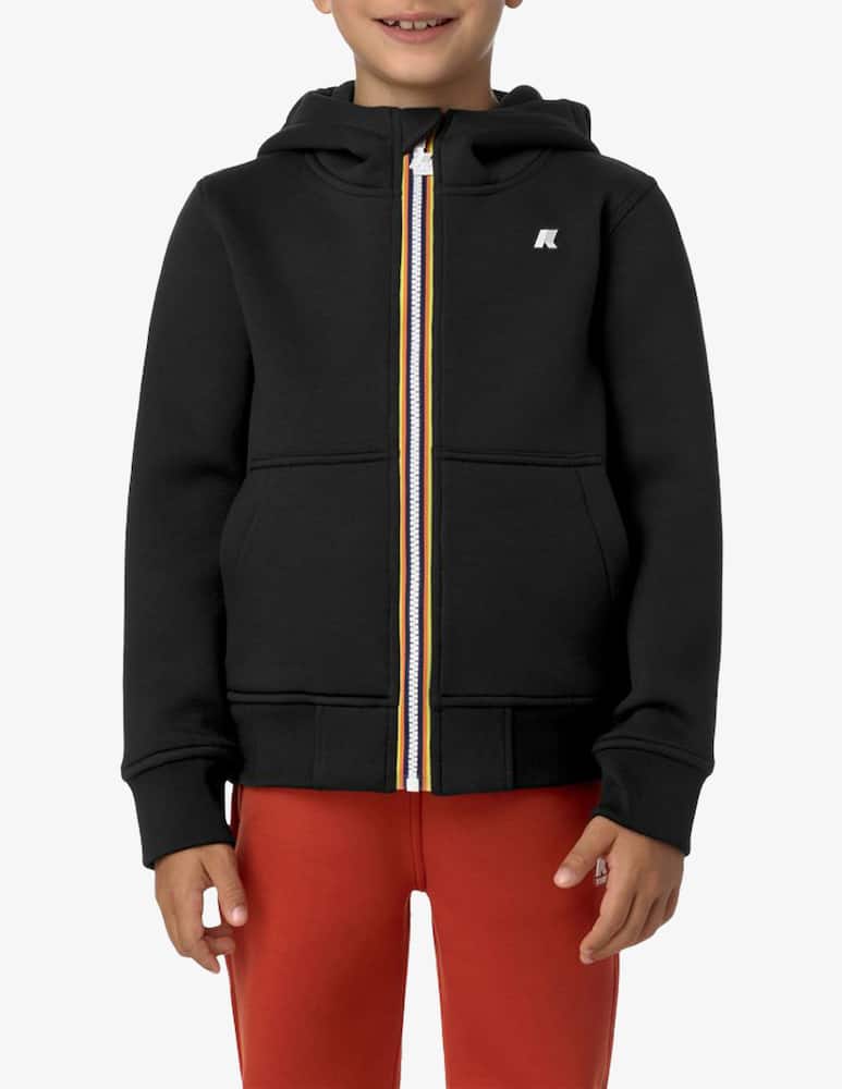 K-Way Felpa con cappuccio zip - immagine 2 K-Way Felpa con cappuccio zip - immagine 2