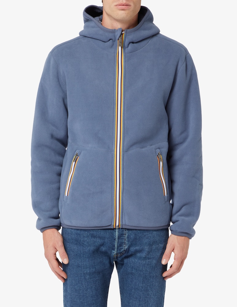 K-Way Hooded reversible pile - picture 1 K-Way Hooded reversible pile - picture 1