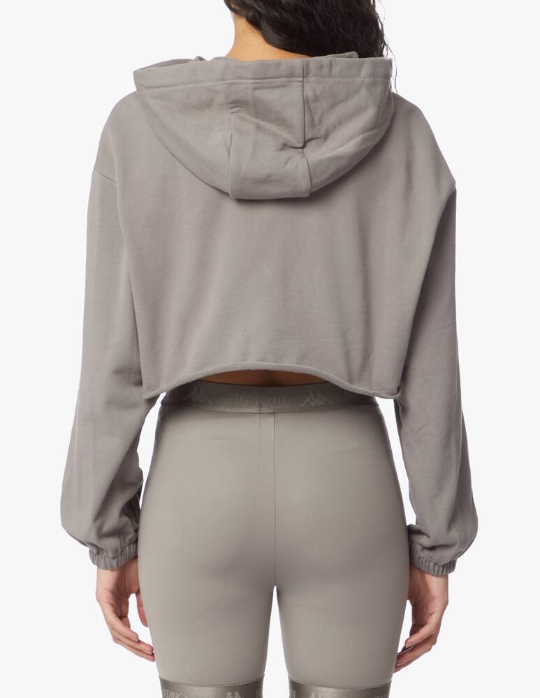 rinascente Kappa x Befancyfit Baina cropped hoodie - grey