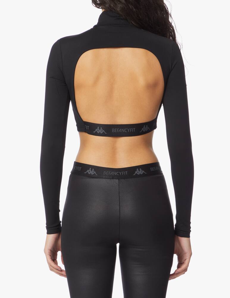 rinascente Kappa x Befancyfit Top a manica lunga Belize - nero