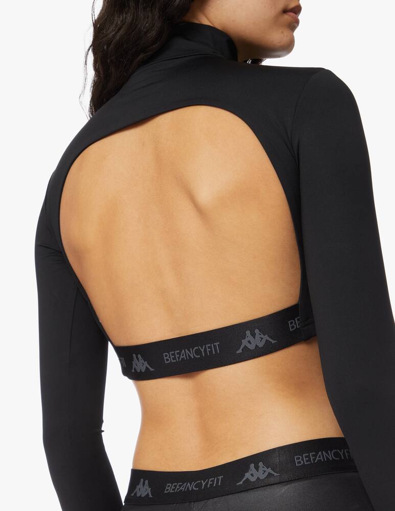 rinascente Kappa x Befancyfit Top a manica lunga Belize - nero