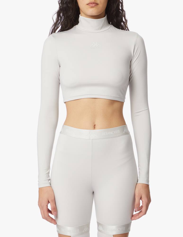 Kappa x Befancyfit Top a manica lunga Belize - grigio - immagine 1