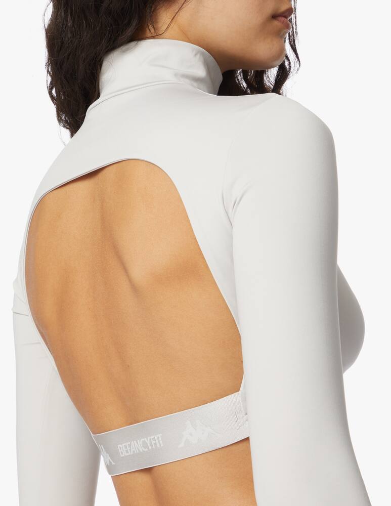 Kappa x Befancyfit Top a manica lunga Belize - grigio - immagine 4