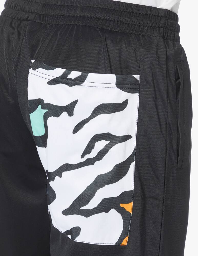 rinascente Kappa Bermuda acetato grafica ao - nero