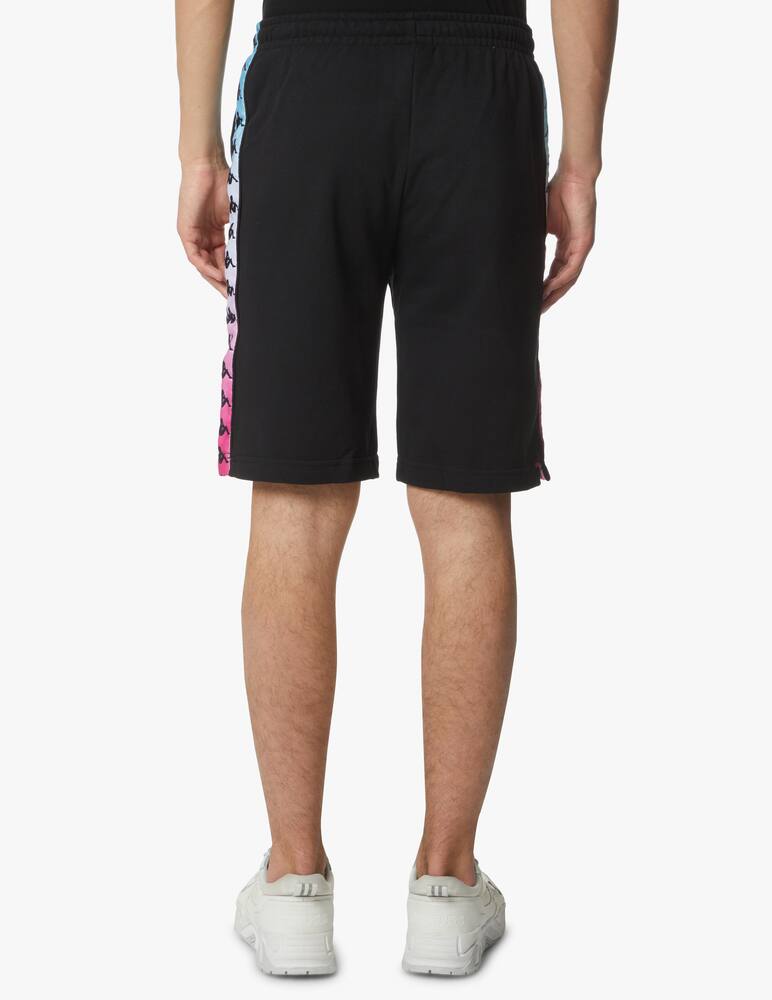 rinascente Kappa Degrade tape cotton short - black