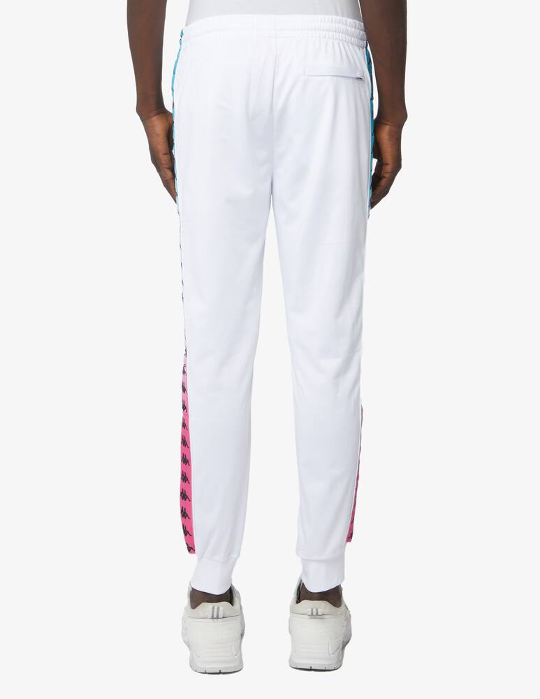 rinascente Kappa Pantalone acetato banda degrade - bianco