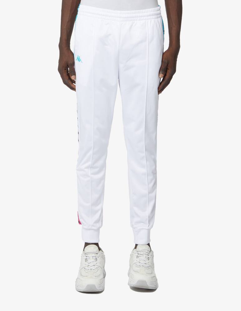 rinascente Kappa Pantalone acetato banda degrade - bianco