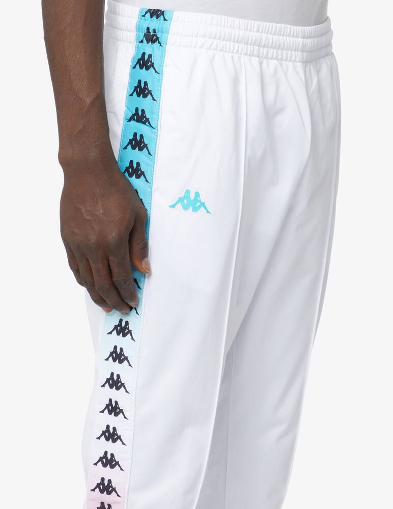 rinascente Kappa Pantalone acetato banda degrade - bianco