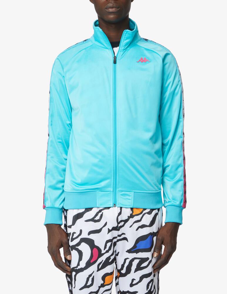 rinascente Kappa Degrade tape acetate tape fzip sweatshirt - light blue