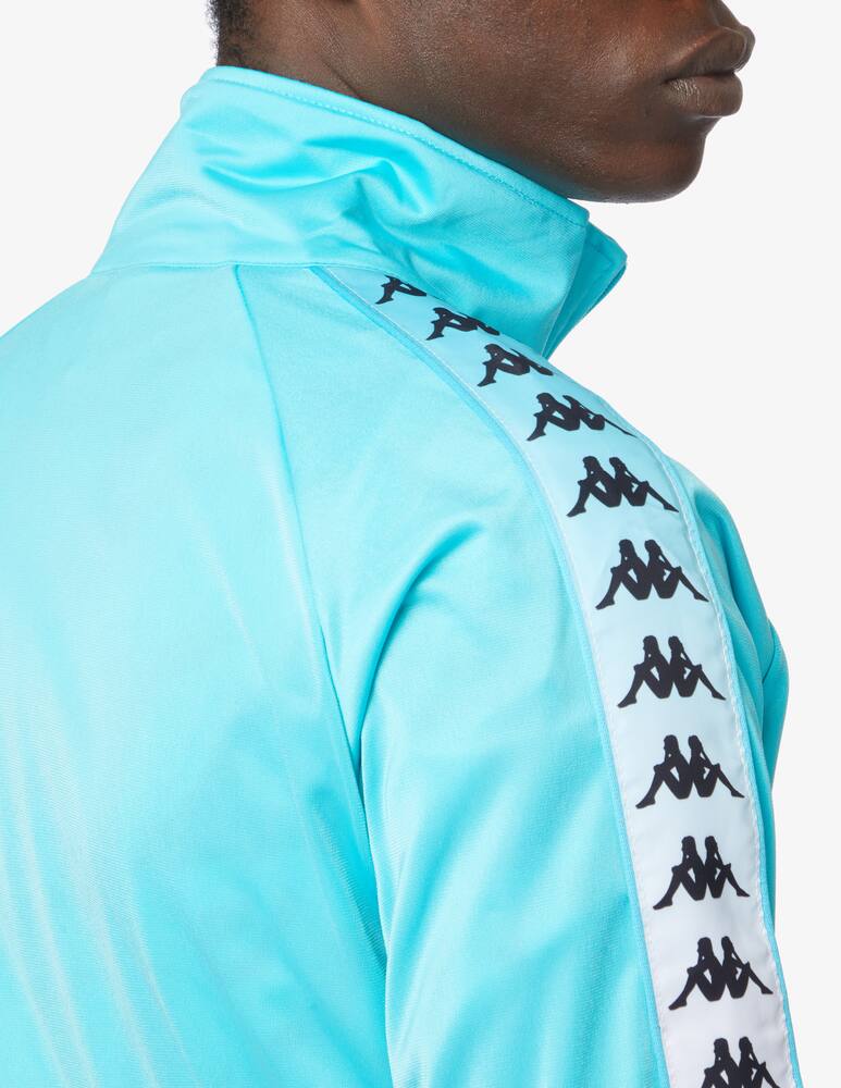 rinascente Kappa Degrade tape acetate tape fzip sweatshirt - light blue