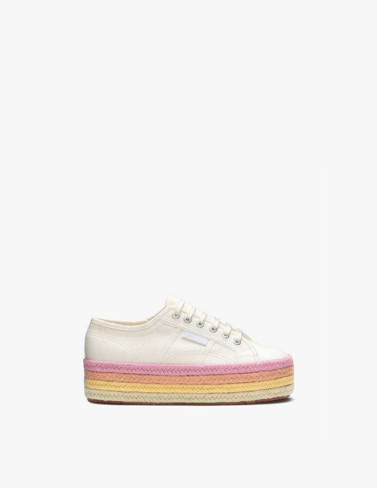 rinascente Superga 2790 wedge cotton low-top sneakers - white