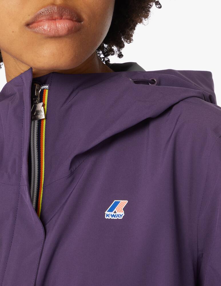 rinascente K-Way Sophie Stretch Dot lightweight jacket - violet