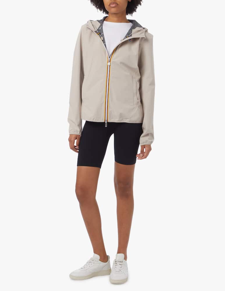 rinascente K-Way Lily Stretch Dot lightweight jacket - beige