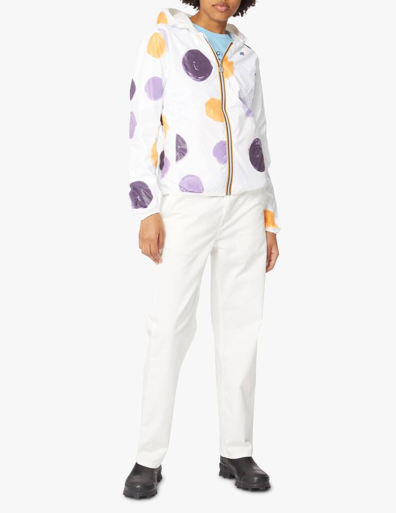 rinascente K-Way Giacca a vento Lily Plus Double Graphic - bianco