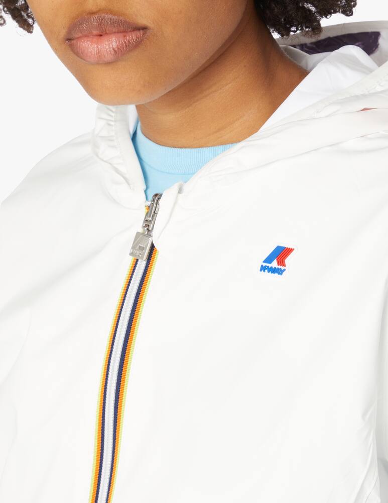 K-Way Lily Plus Double Graphic lightweight jacket - white - picture 4