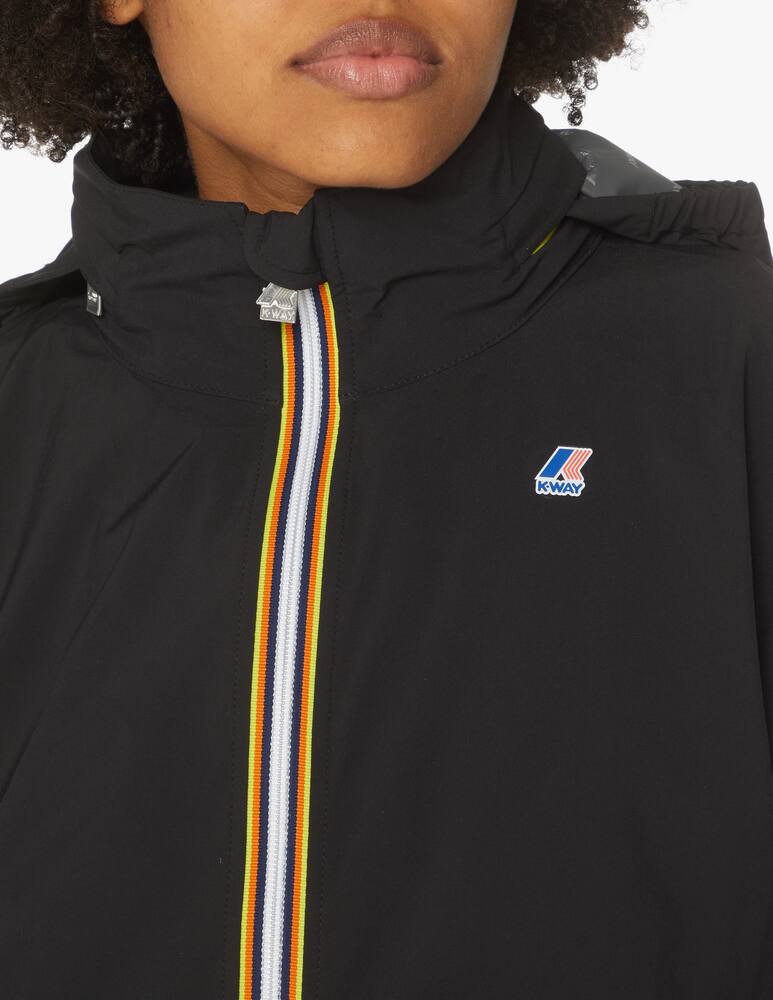 rinascente K-Way Babette Stretch Dot lightweight jacket - black