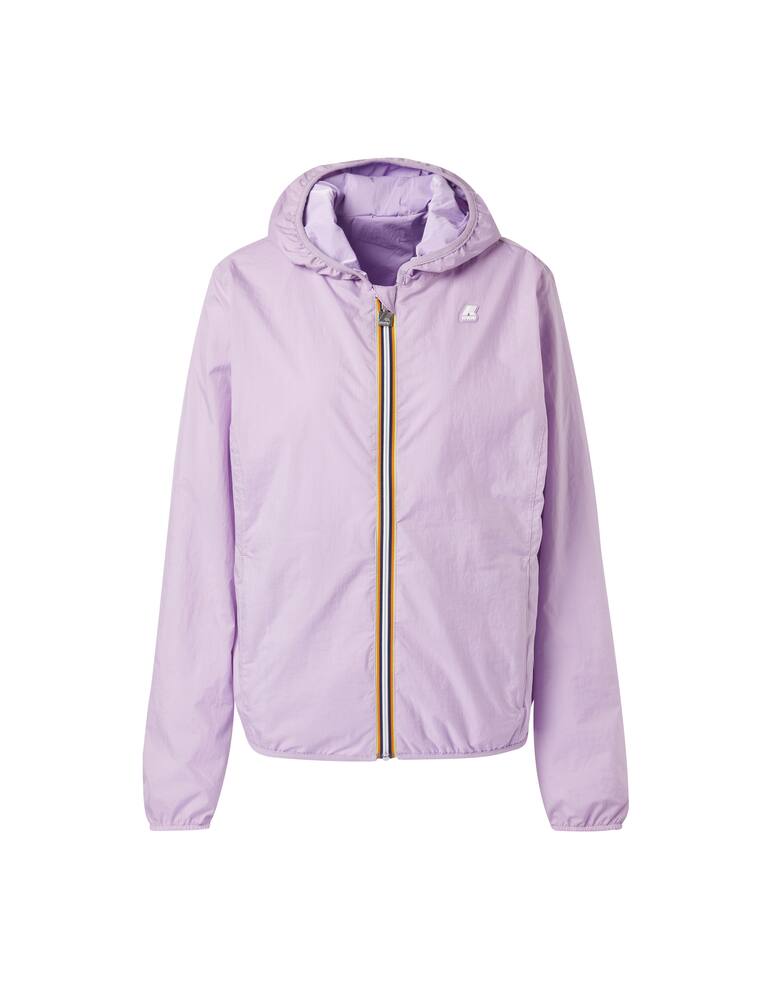 rinascente K-Way Lily Double Petal Velvet lightweight jacket - lilac